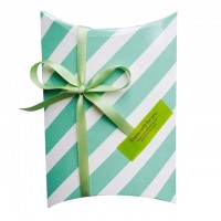 Custom pillow boxes candy packaging recycled paper box