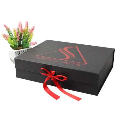 Upscale Flat Cardboard Colour Magnetic Close Custom Packaging Box Eco