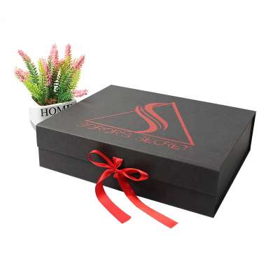 Eco-Friendly Hot Stamping Printed Durable Folding Cardboard Shoe Clothes Box