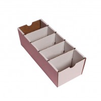 Foldable Storage Divided Compartment China Paper Printing Logo Recycle Custom Part Bin Divider Corrugated Cardboard Box