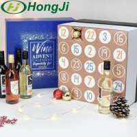 China Factory Customized Wholesale Rectangular Cardboard Christmas Advent Calendar Beauty Packaging Gift Box